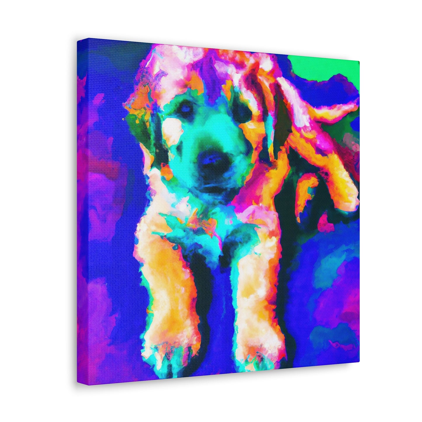 Cortland de' Medici - Golden Retriever Puppy - Canvas