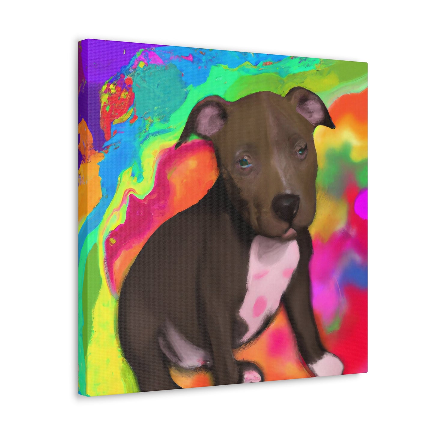 Augustus Royalty - Pitbull Puppy - Canvas