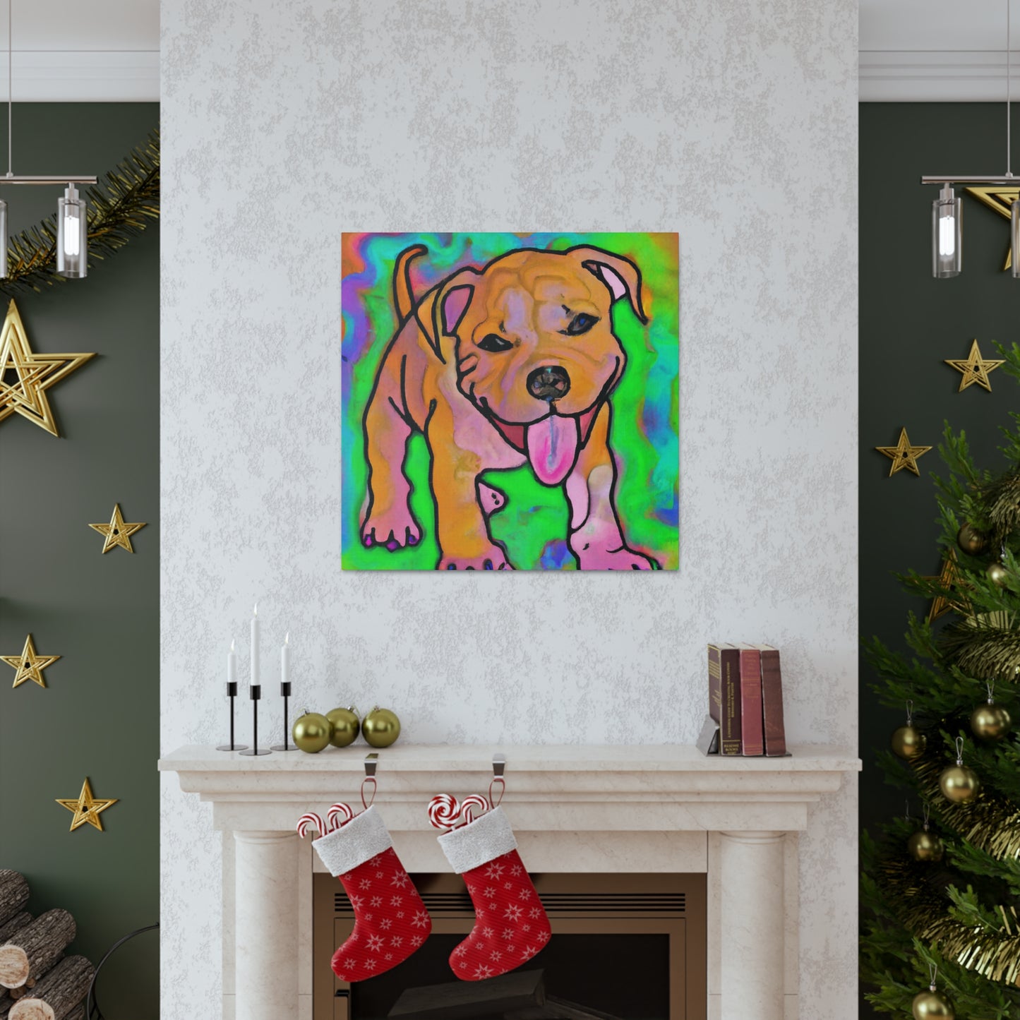 Aristonte Royaltye - Pitbull Puppy - Canvas