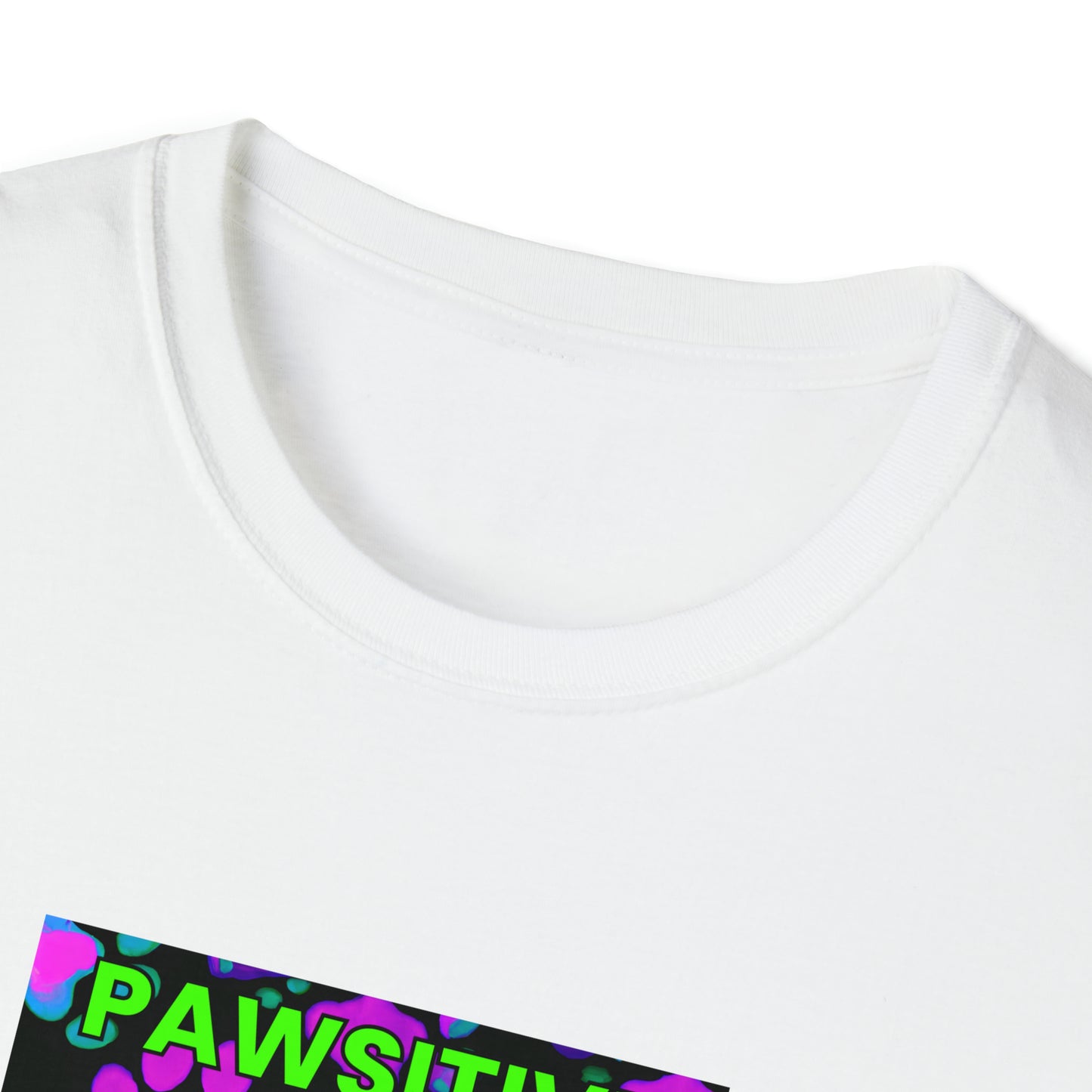 Minerva the Mindful Messenger. - "Pawsitive Vibes Only" Unisex Tee