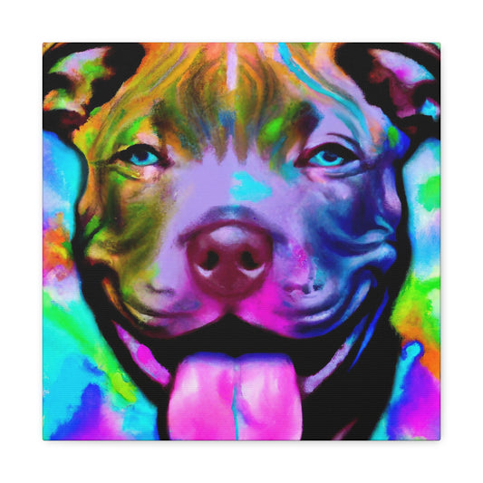 Valerianna Raja - Pitbull Puppy - Canvas