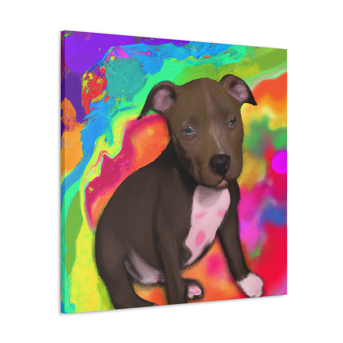 Augustus Royalty - Pitbull Puppy - Canvas