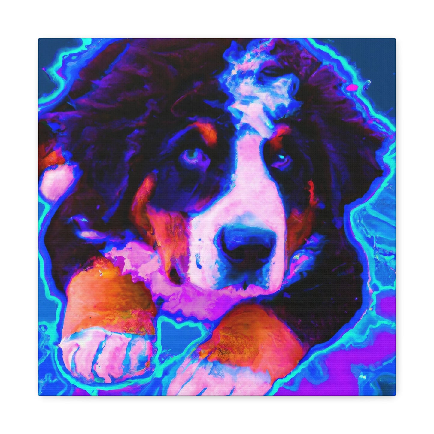 Countess Adelina von Stauffenberg - Bernese Mountain Dog - Canvas