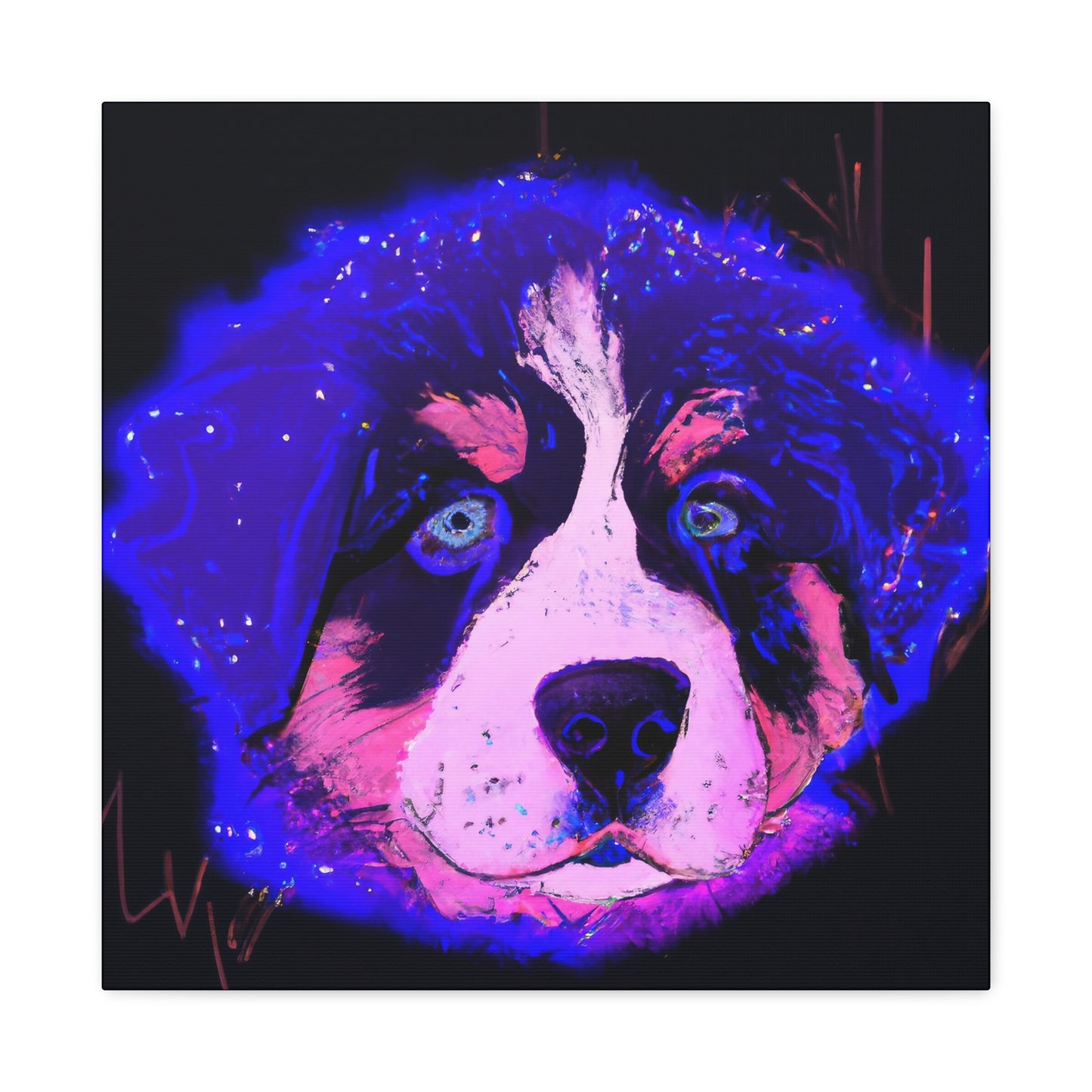 Princess Isabella De Montaltier of Zurich - Bernese Mountain Dog - Canvas