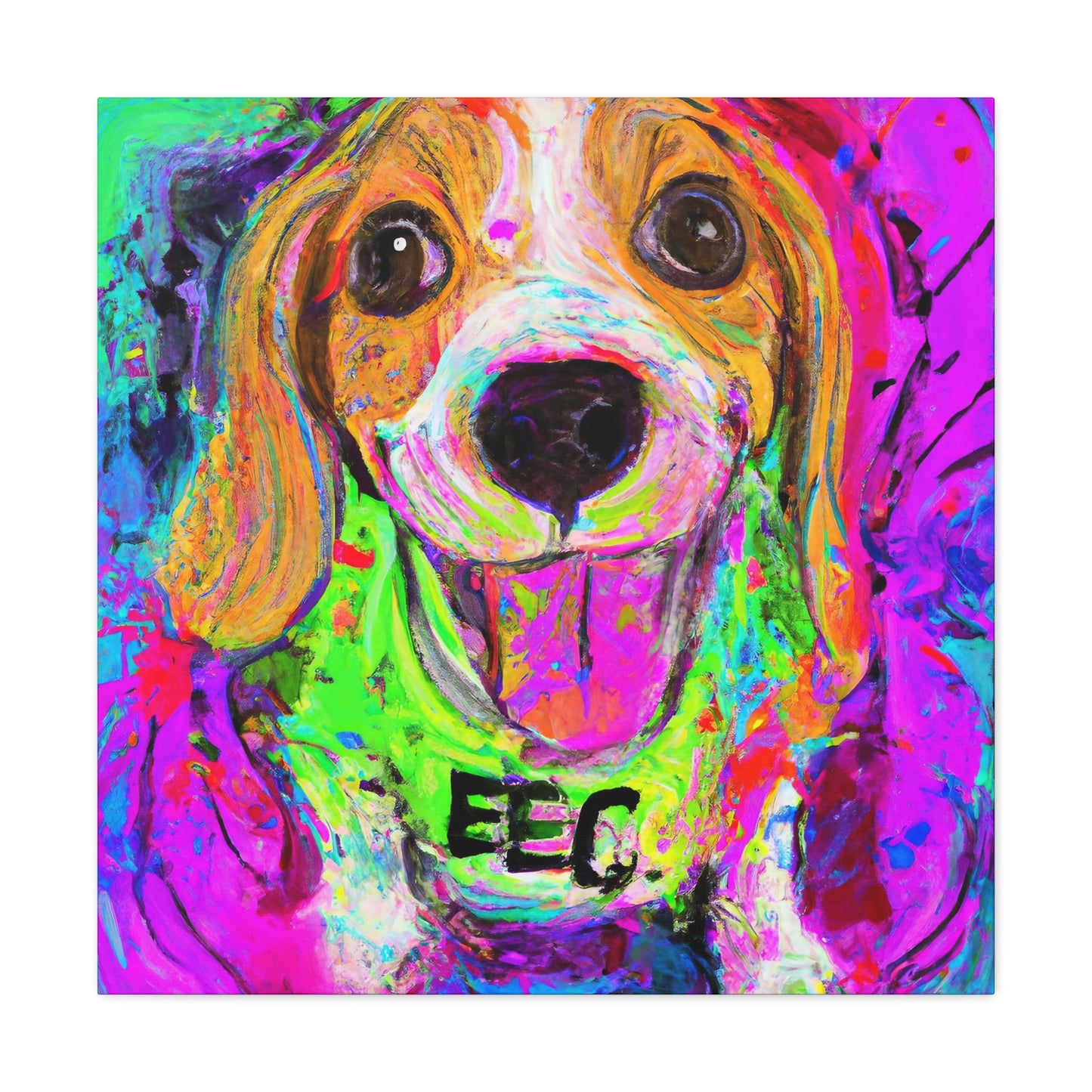 Skullianne de Belgarde - Beagle Puppy - Canvas