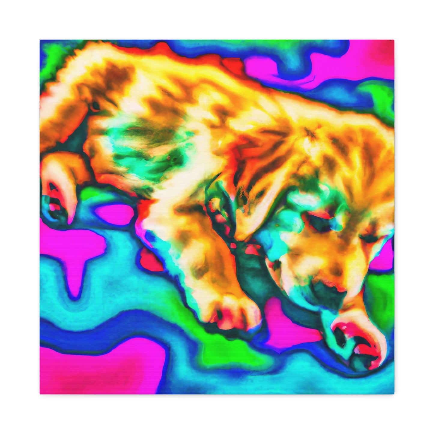 Regalia de Souveraine - Golden Retriever Puppy - Canvas