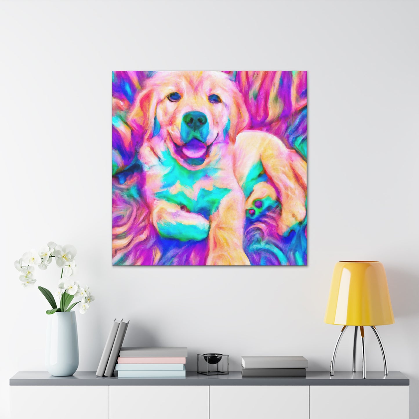 Countess Arabella of Lutwyche - Golden Retriever Puppy - Canvas