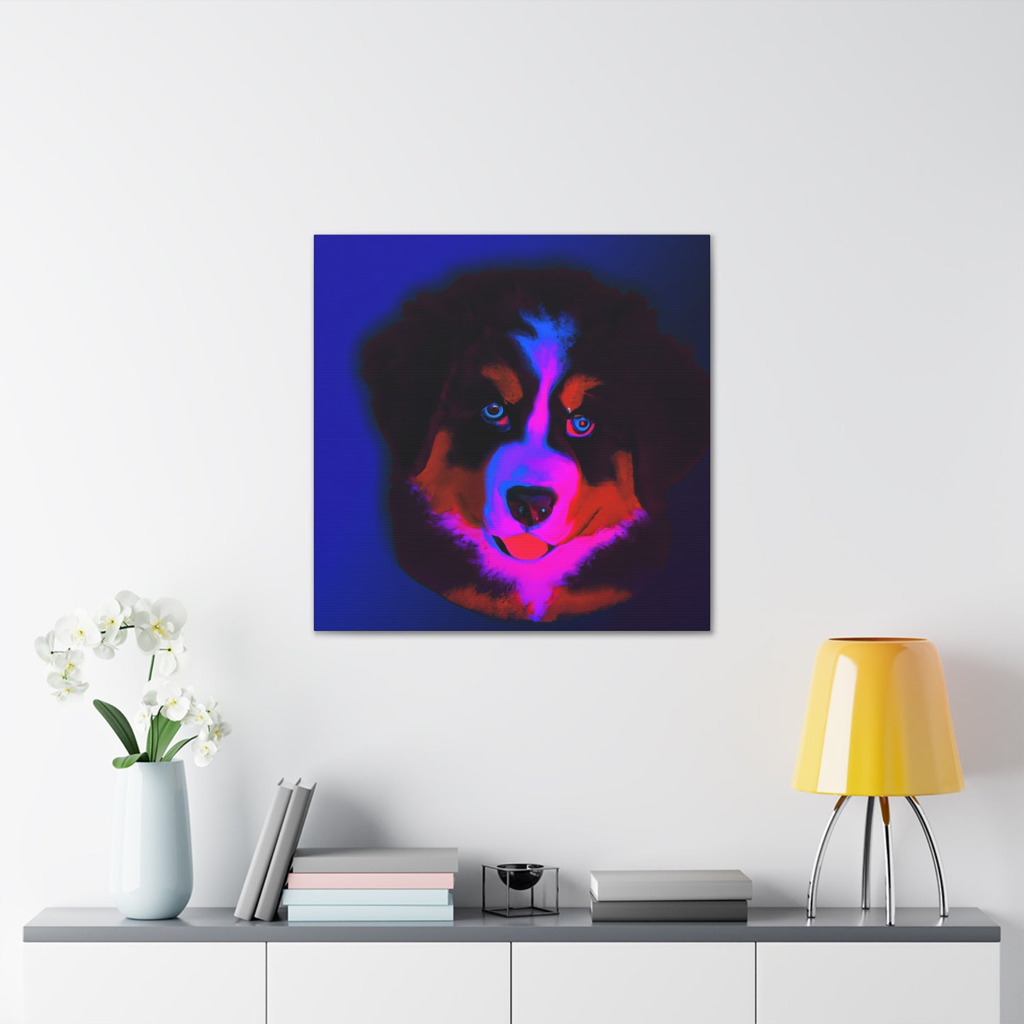 Countess Amelie von Baselheim - Bernese Mountain Dog - Canvas