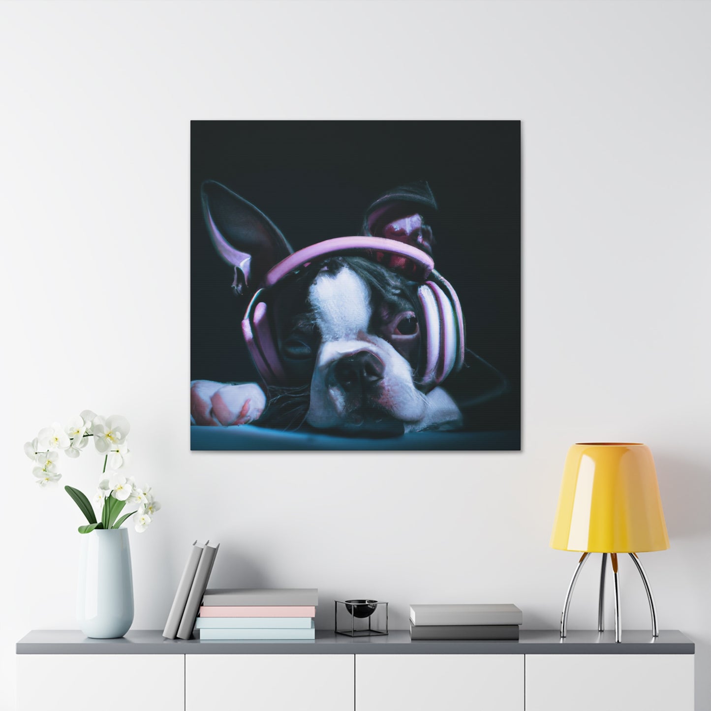 The Baron of Boston - Lady Camille DeVere - Boston Terrier - Canvas