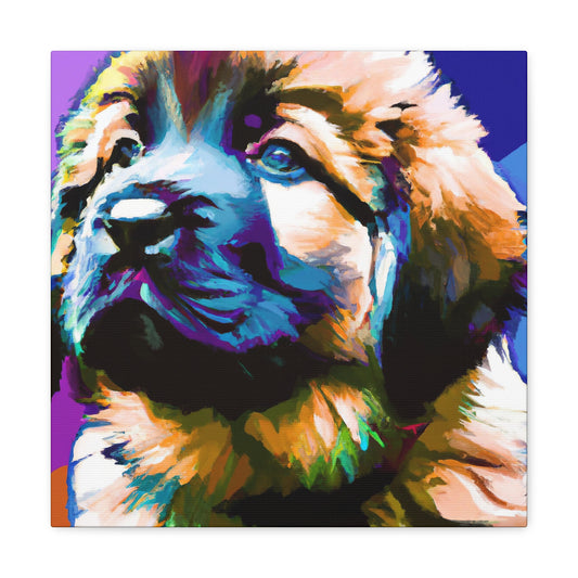 Prinzessin Elisabetha von Burgunde - Leonberger - Canvas
