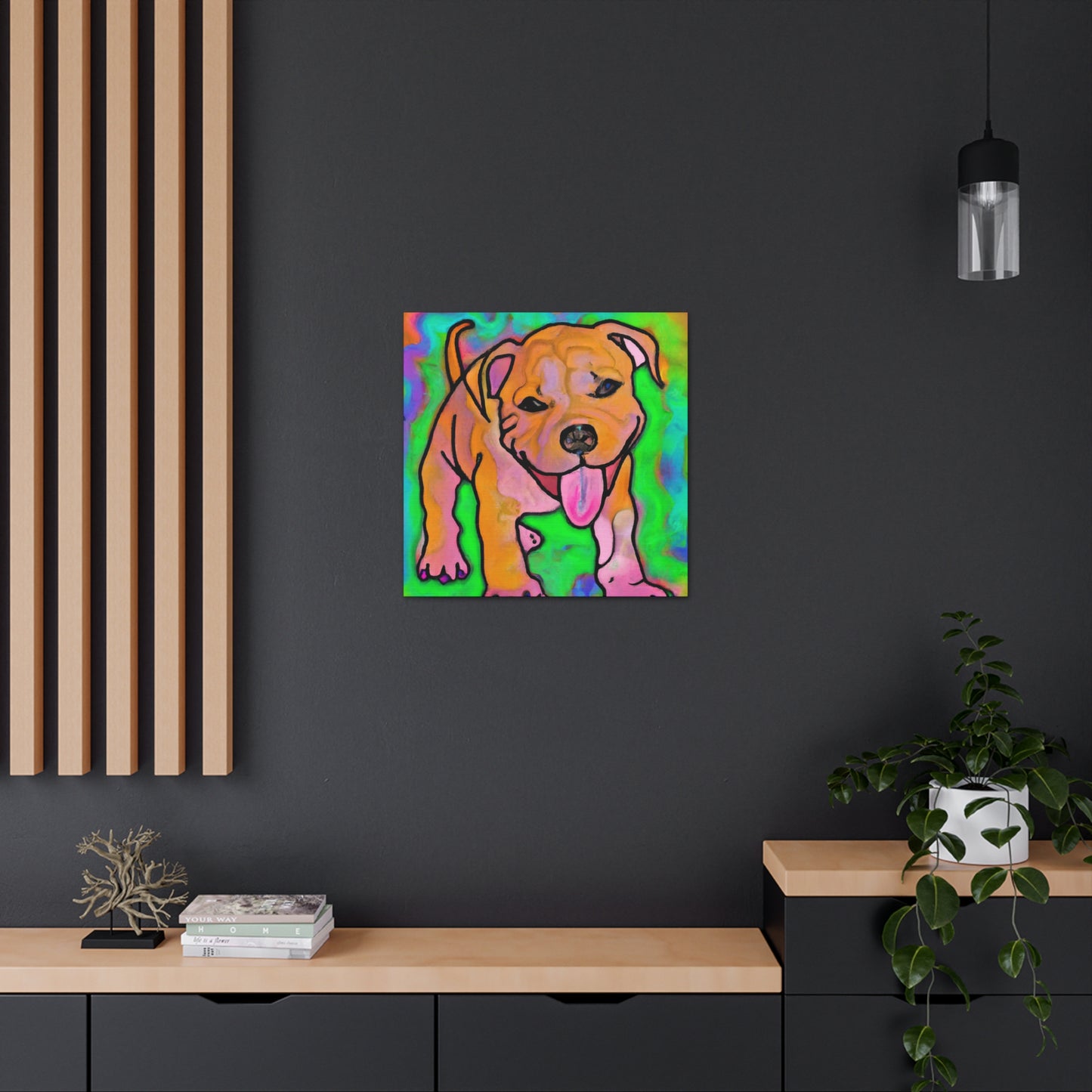 Aristonte Royaltye - Pitbull Puppy - Canvas