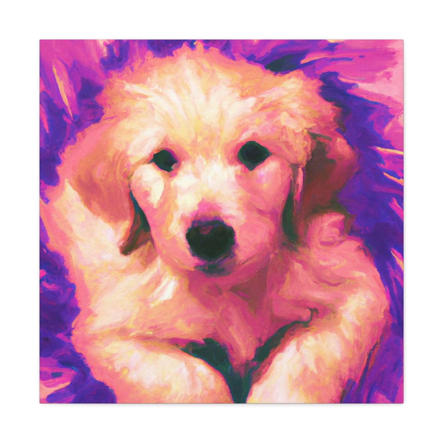 Earlene of Verdume - Golden Retriever Puppy - Canvas