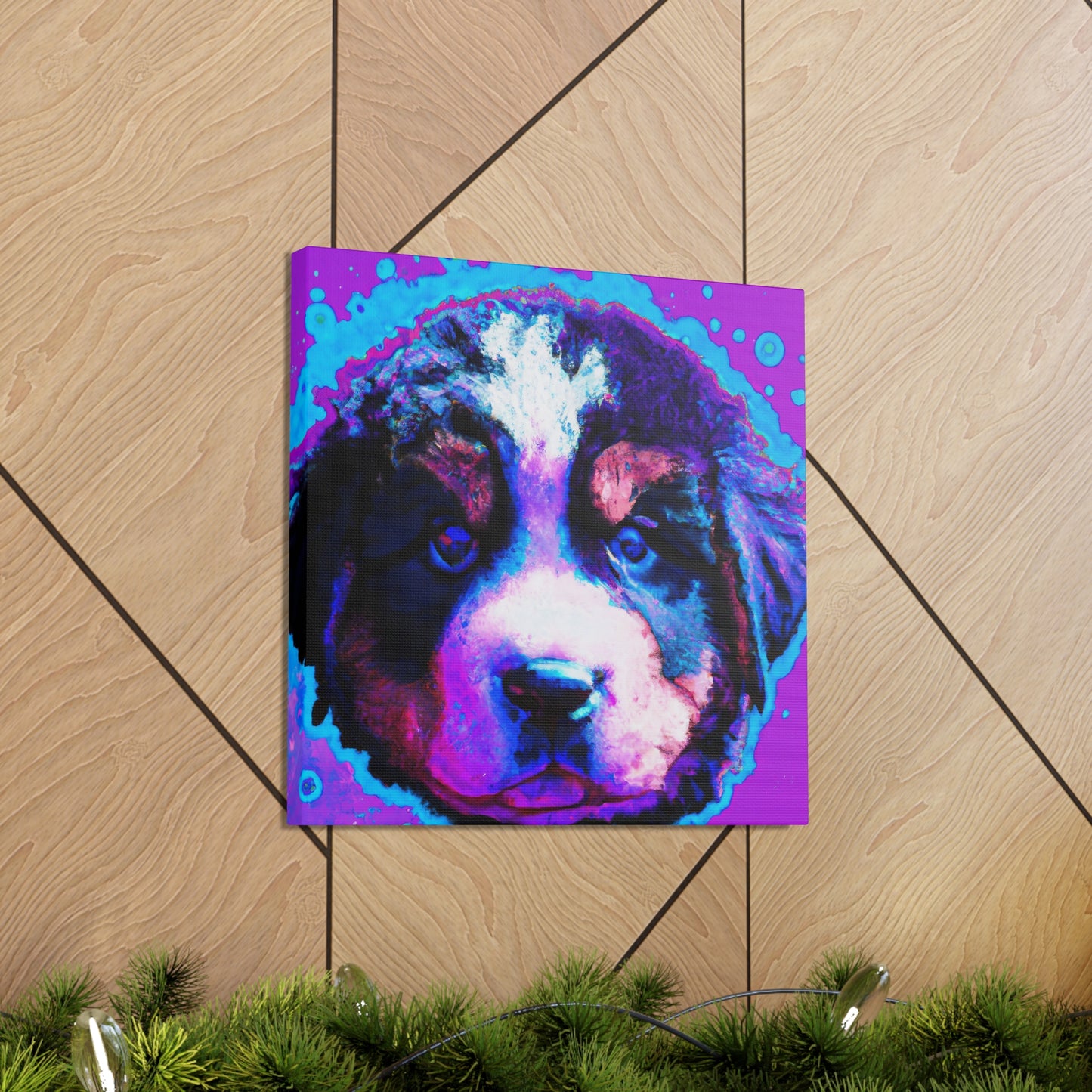 Queen Ellahanna of the Evercloaks - Bernese Mountain Dog - Canvas