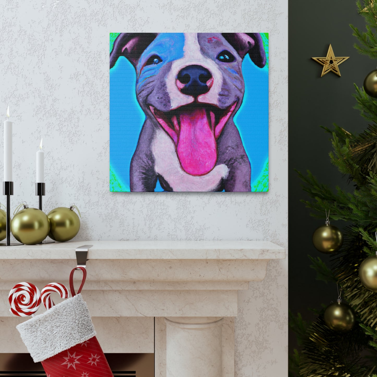 Celestina Elsanna de Veniela - Pitbull Puppy - Canvas