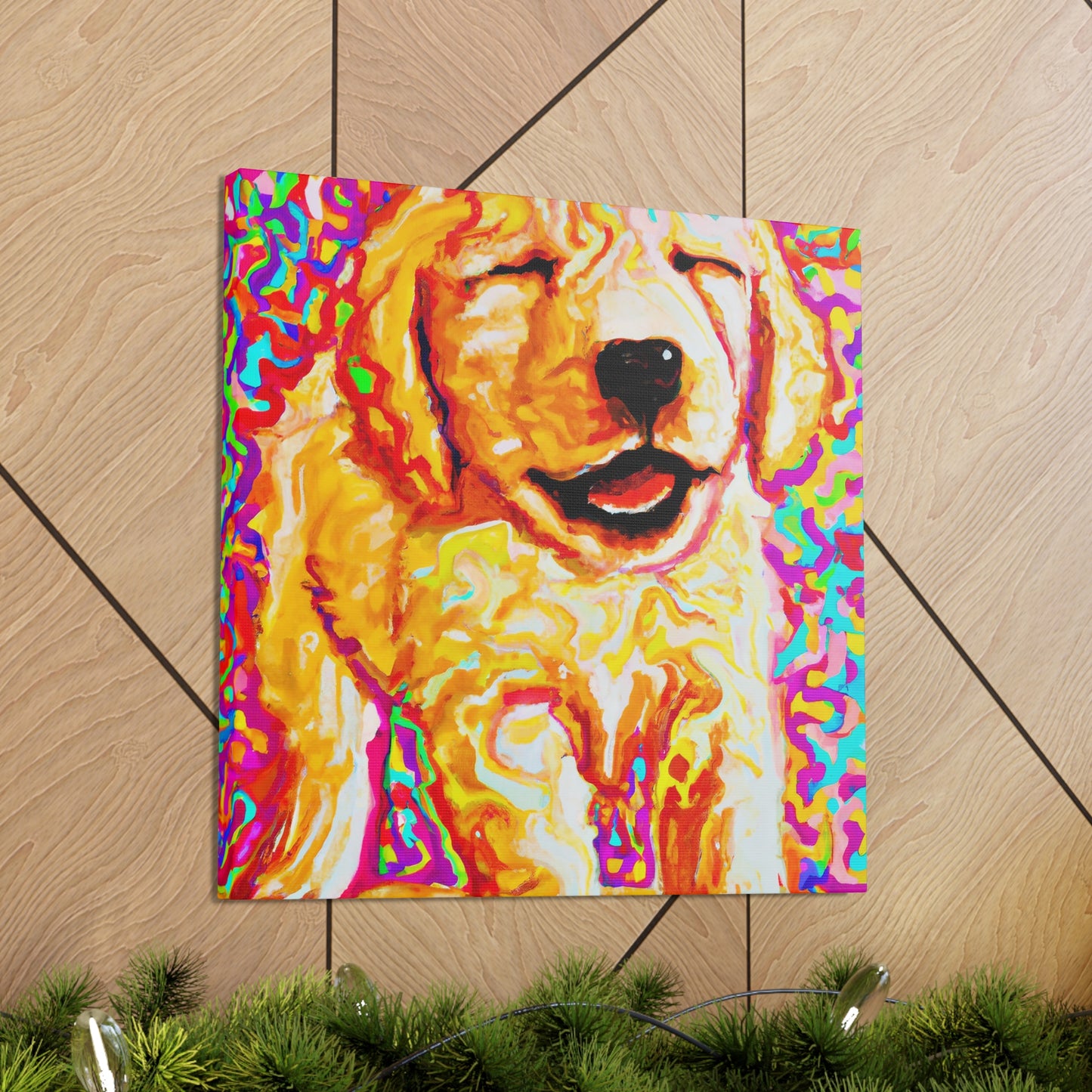 Prince Abilio de Iadesi. - Golden Retriever Puppy - Canvas