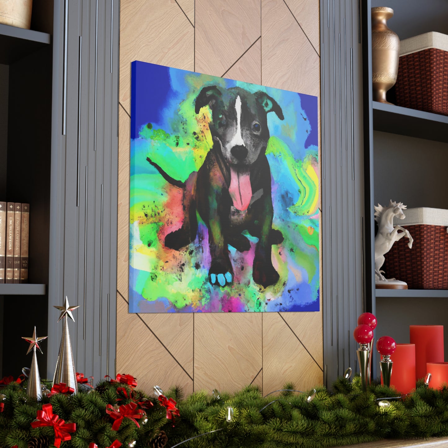 Isamon Emperius - Pitbull Puppy - Canvas