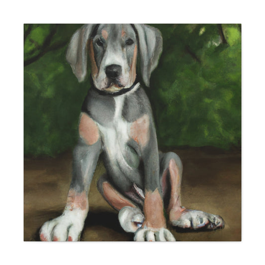 Countess Vita Renaulto di Magentin (Great Dane) - Canvas