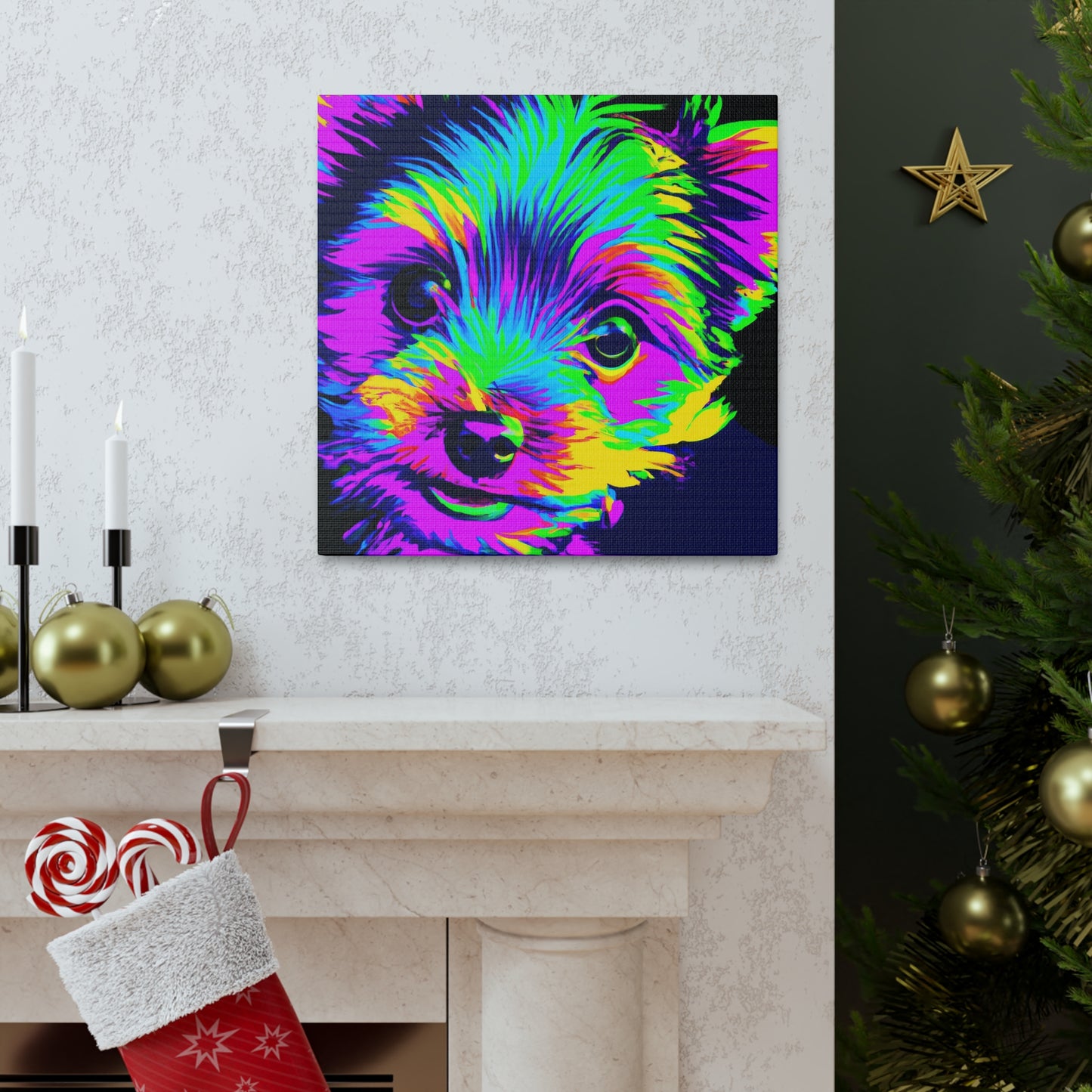 Siranthe Aurora Von Rothwein - Yorkie Puppy - Canvas