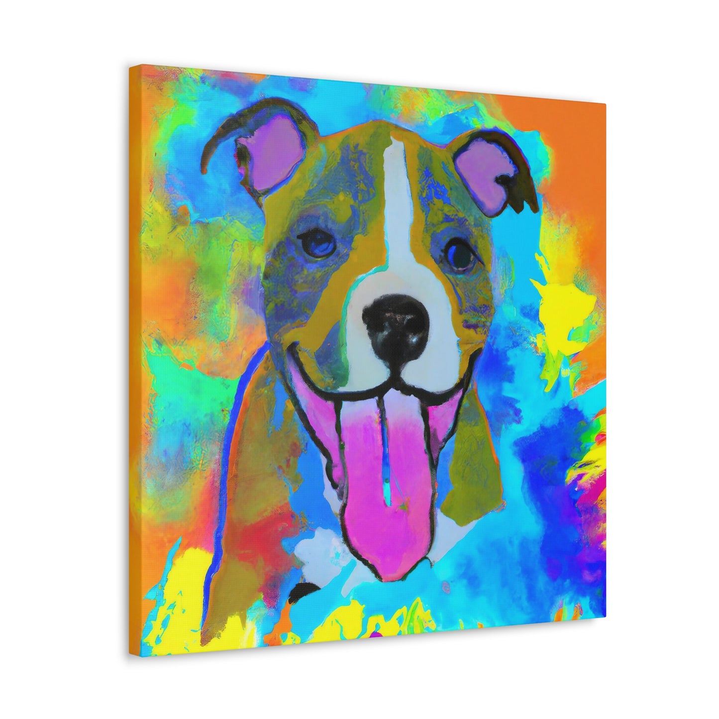 The Royal Painter - Lady Augusta Sommerset - Pitbull Puppy - Canvas