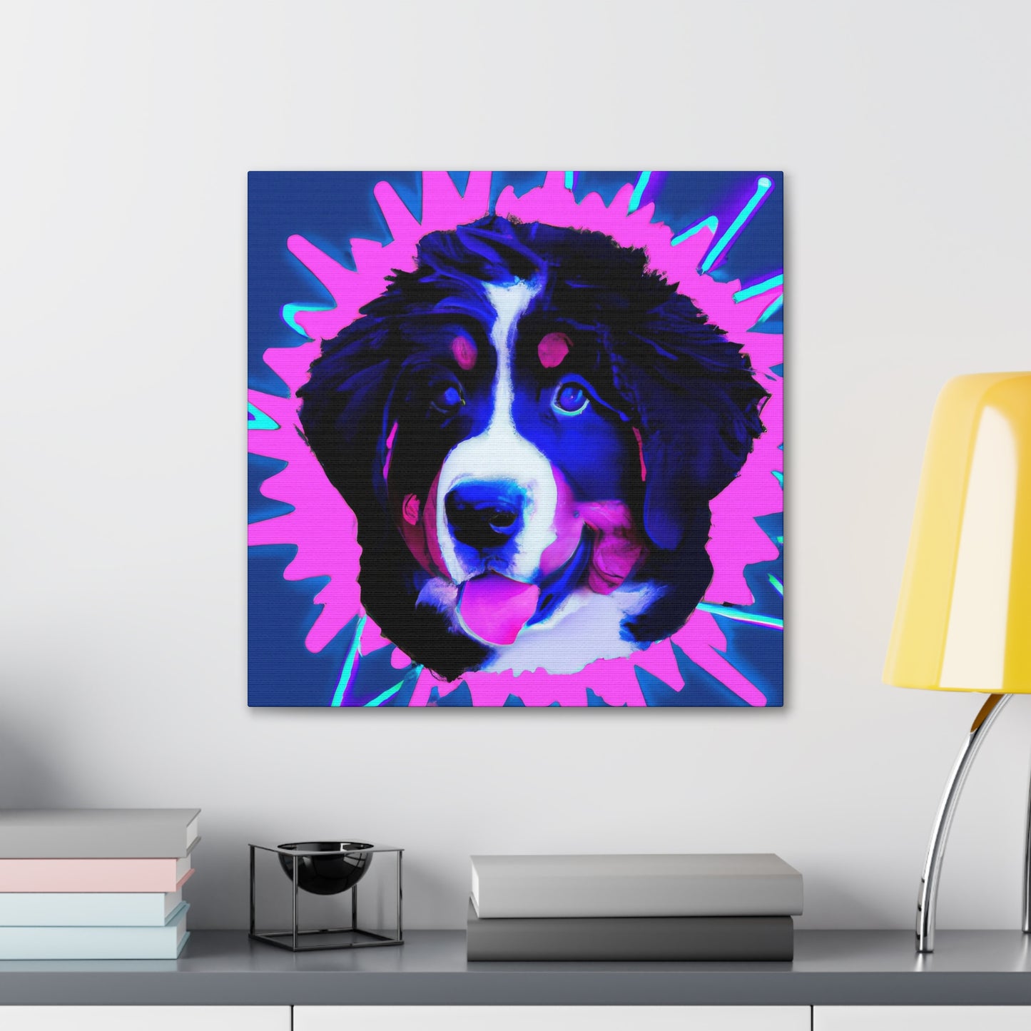 Princess Elodie von Bernhardzocher - Bernese Mountain Dog - Canvas