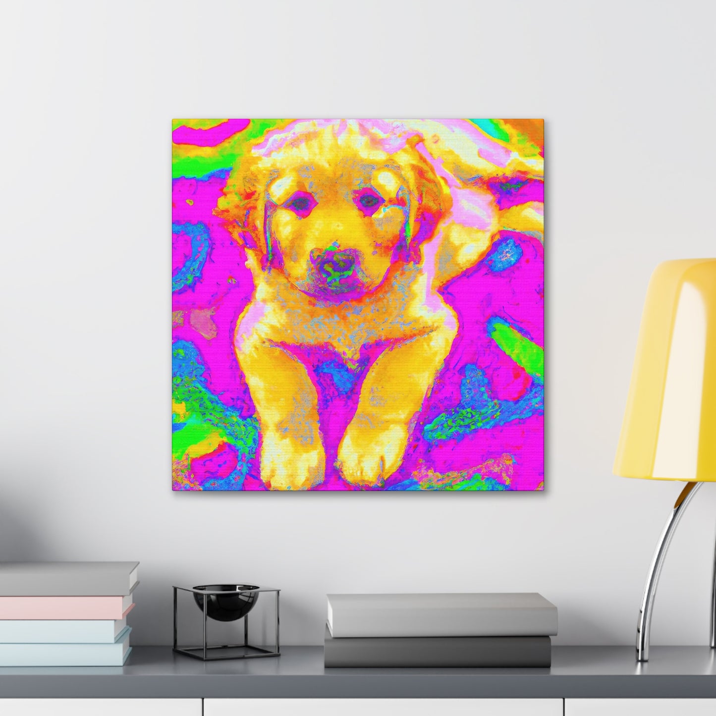 Kingston de la Vexis - Golden Retriever Puppy - Canvas
