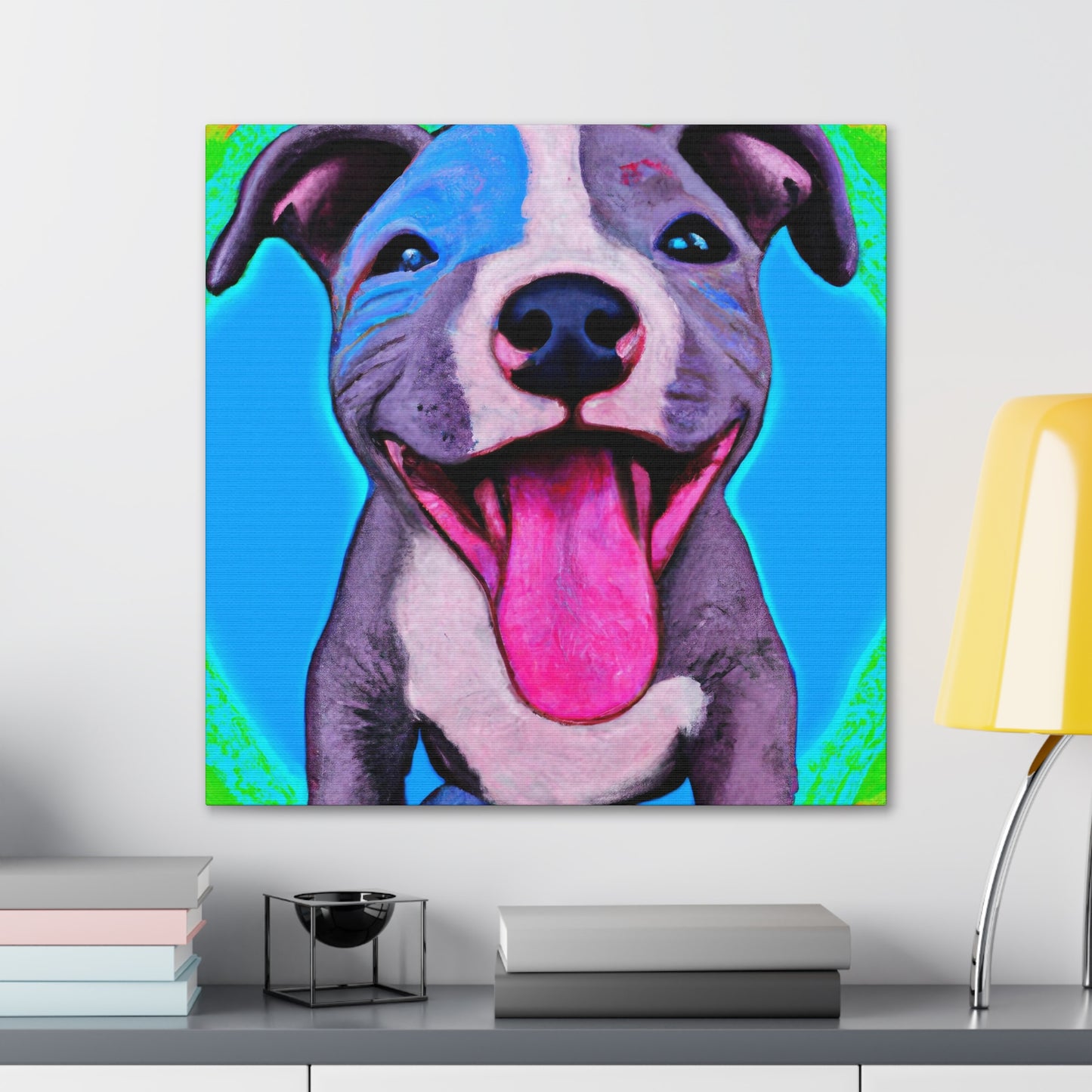 Celestina Elsanna de Veniela - Pitbull Puppy - Canvas