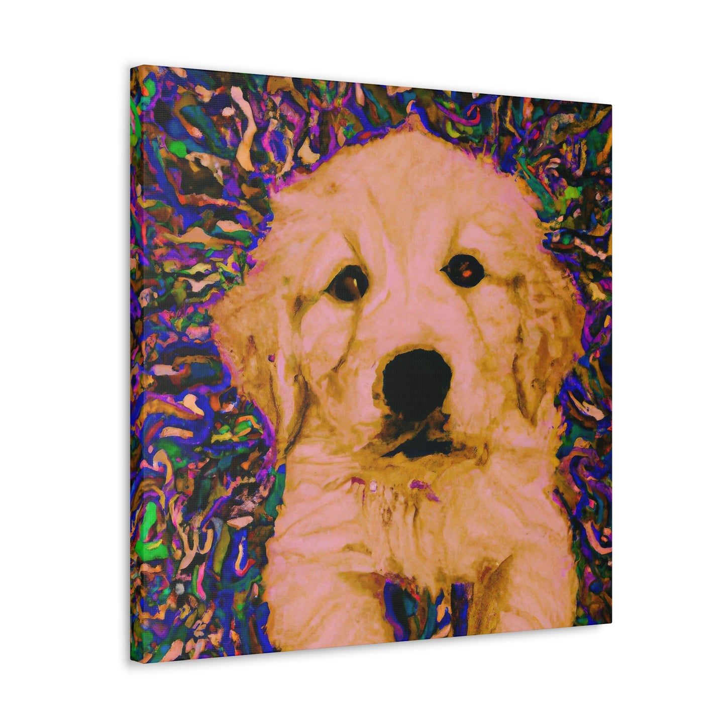 Countess Eleonore Magnificento - Golden Retriever Puppy - Canvas