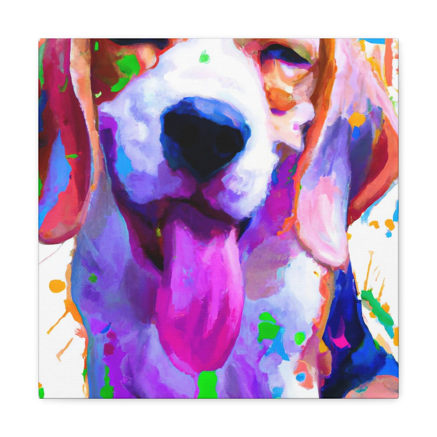 Royal Queenston de LaFayette - Beagle Puppy - Canvas