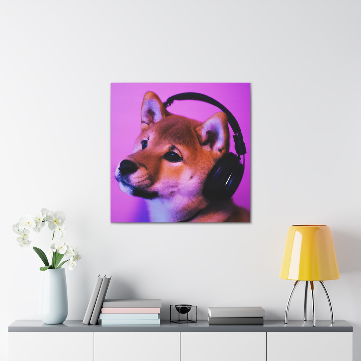 Myongu Angiro - Shiba Inu - Canvas