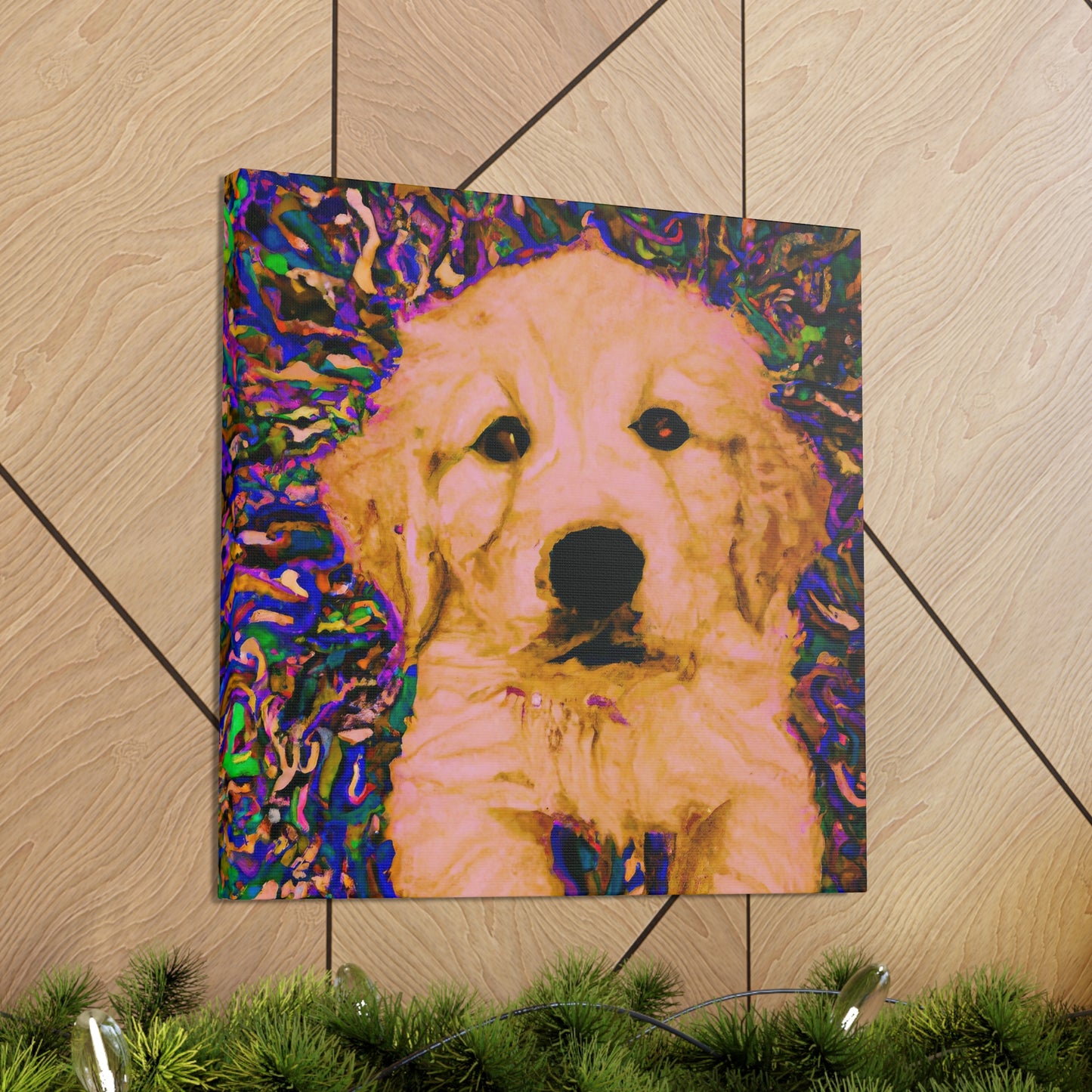 Countess Eleonore Magnificento - Golden Retriever Puppy - Canvas