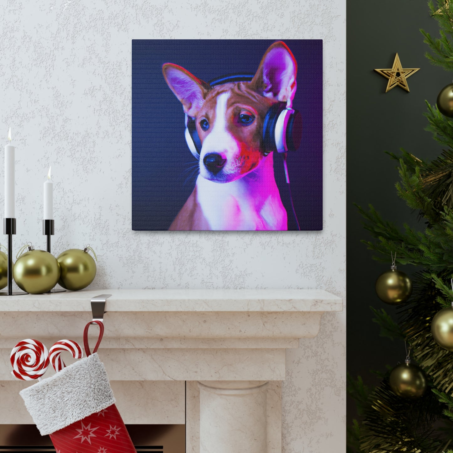 Dalia Ching-Nur - Basenji - Canvas