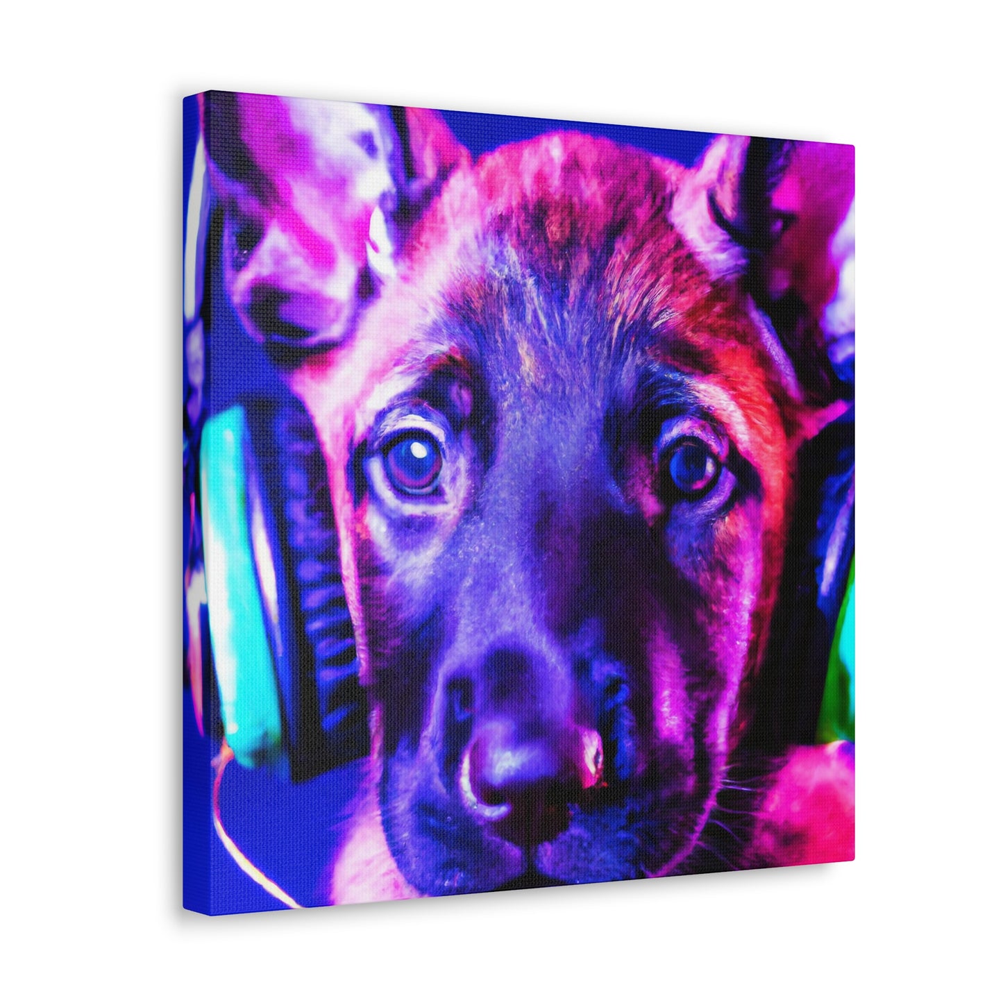 Countess Agathe de La Violette - Belgian Malinois - Canvas