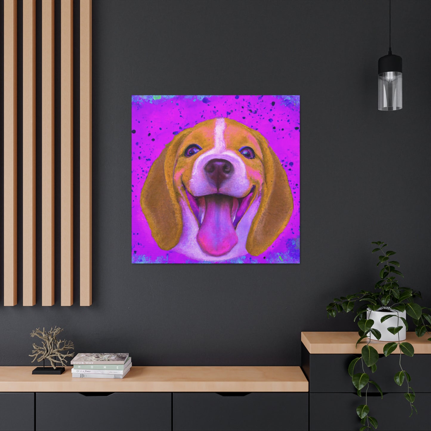 Prince Arturius the Magnificent - Beagle Puppy - Canvas