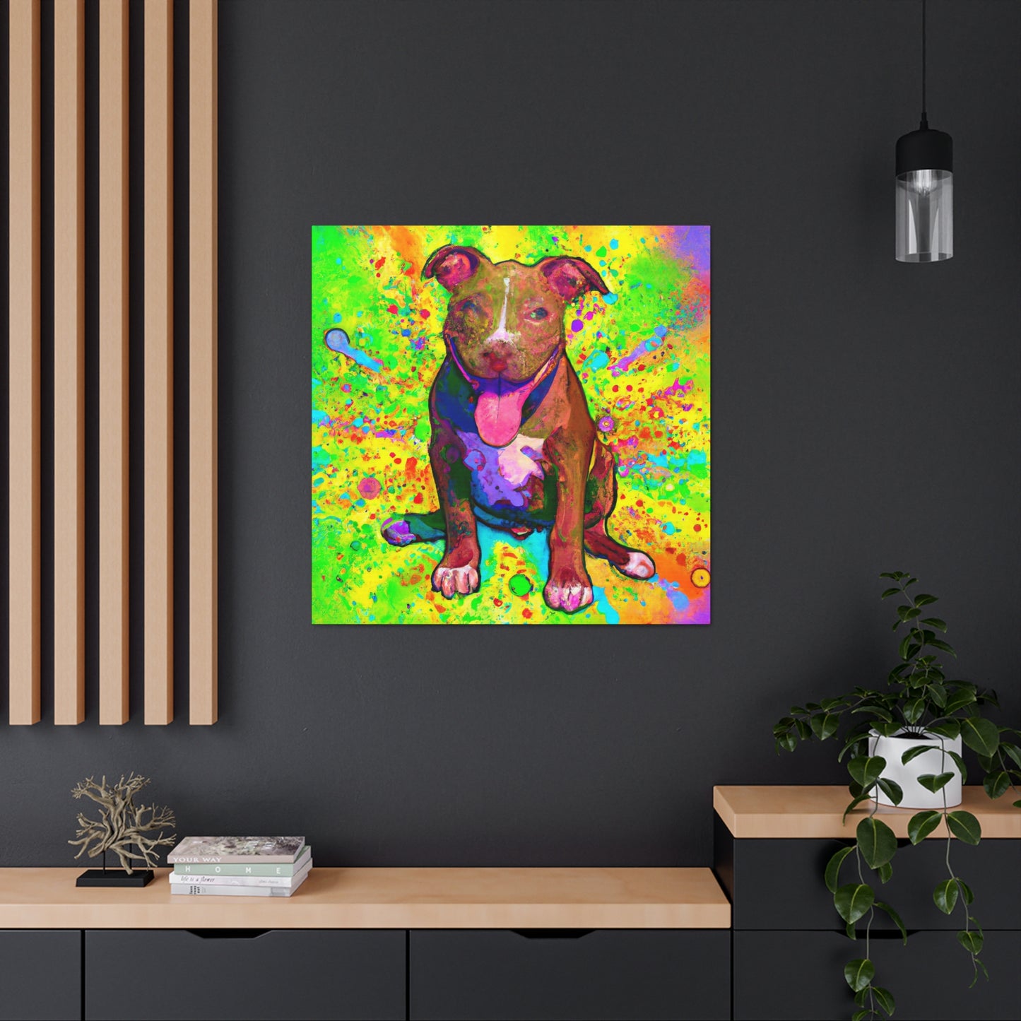 Princess Artemisa of Albion - Pitbull Puppy - Canvas