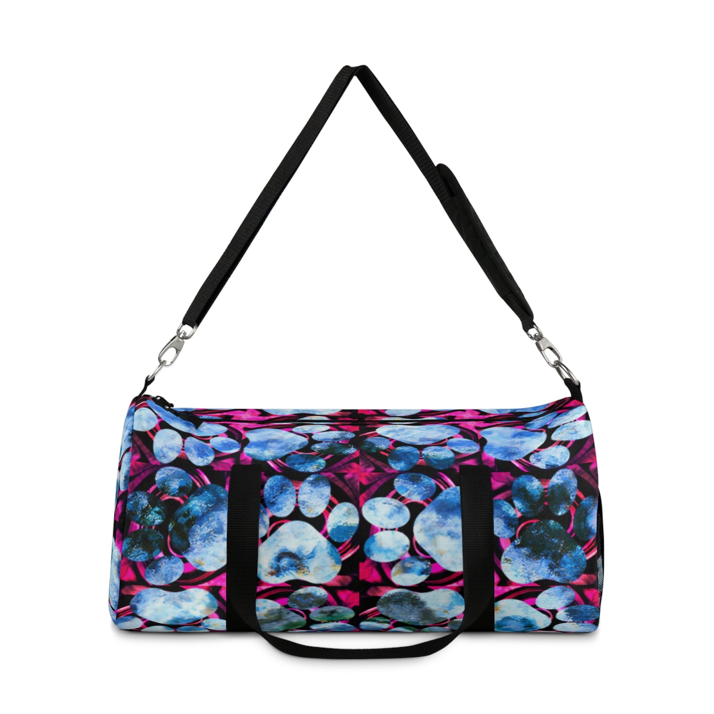 Riviera Rebelle by Carolette. - Paw Print - Duffel Bag