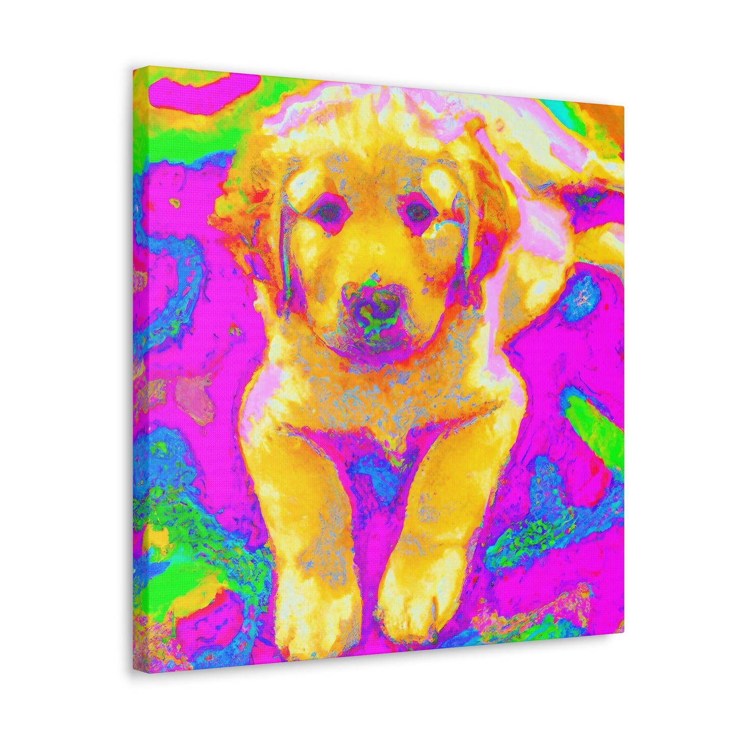 Kingston de la Vexis - Golden Retriever Puppy - Canvas