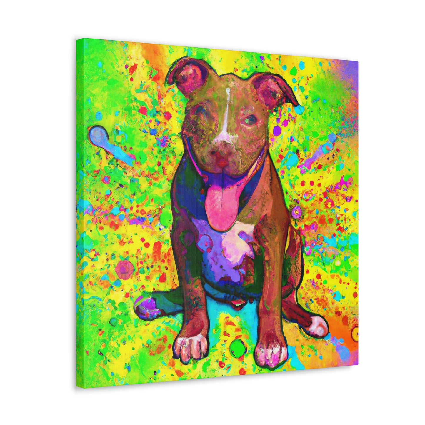 Princess Artemisa of Albion - Pitbull Puppy - Canvas