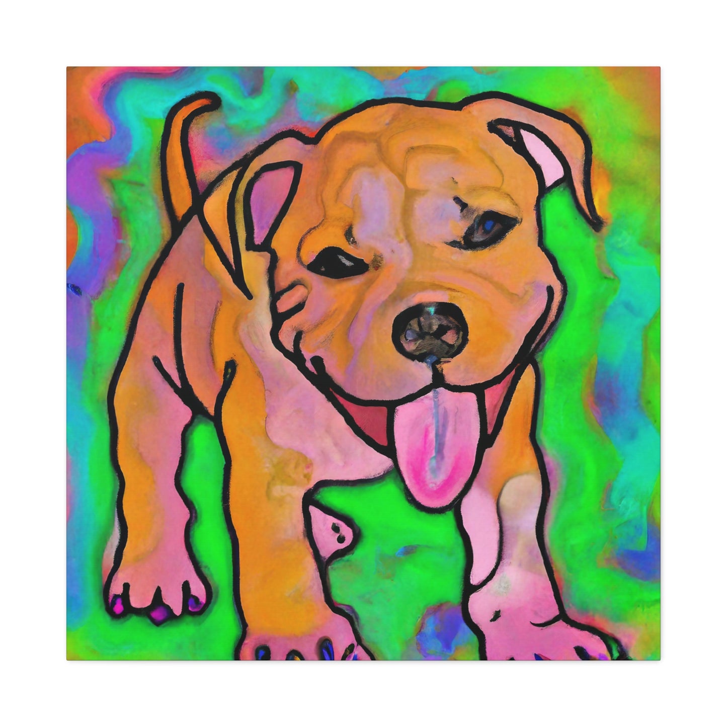 Aristonte Royaltye - Pitbull Puppy - Canvas