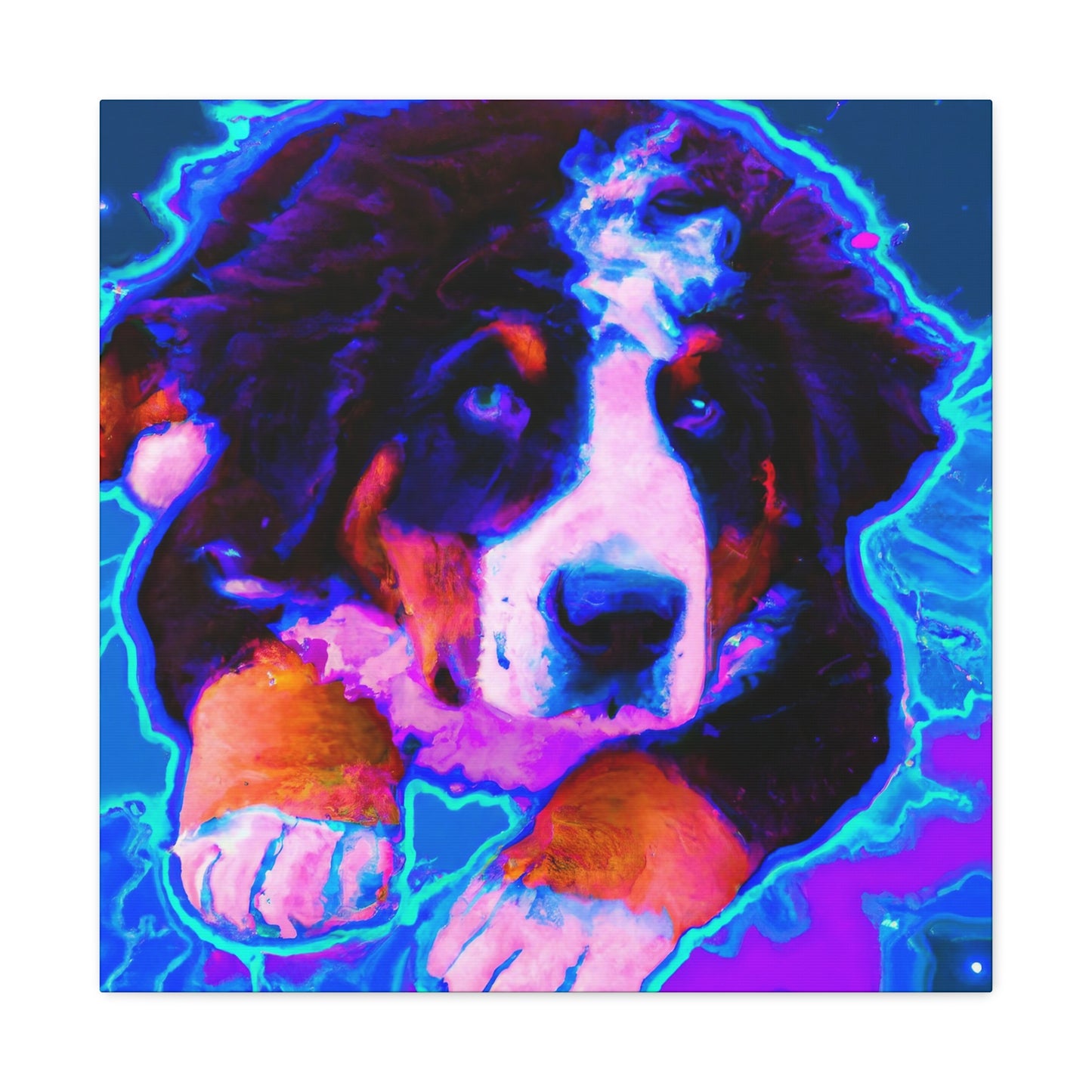 Countess Adelina von Stauffenberg - Bernese Mountain Dog - Canvas