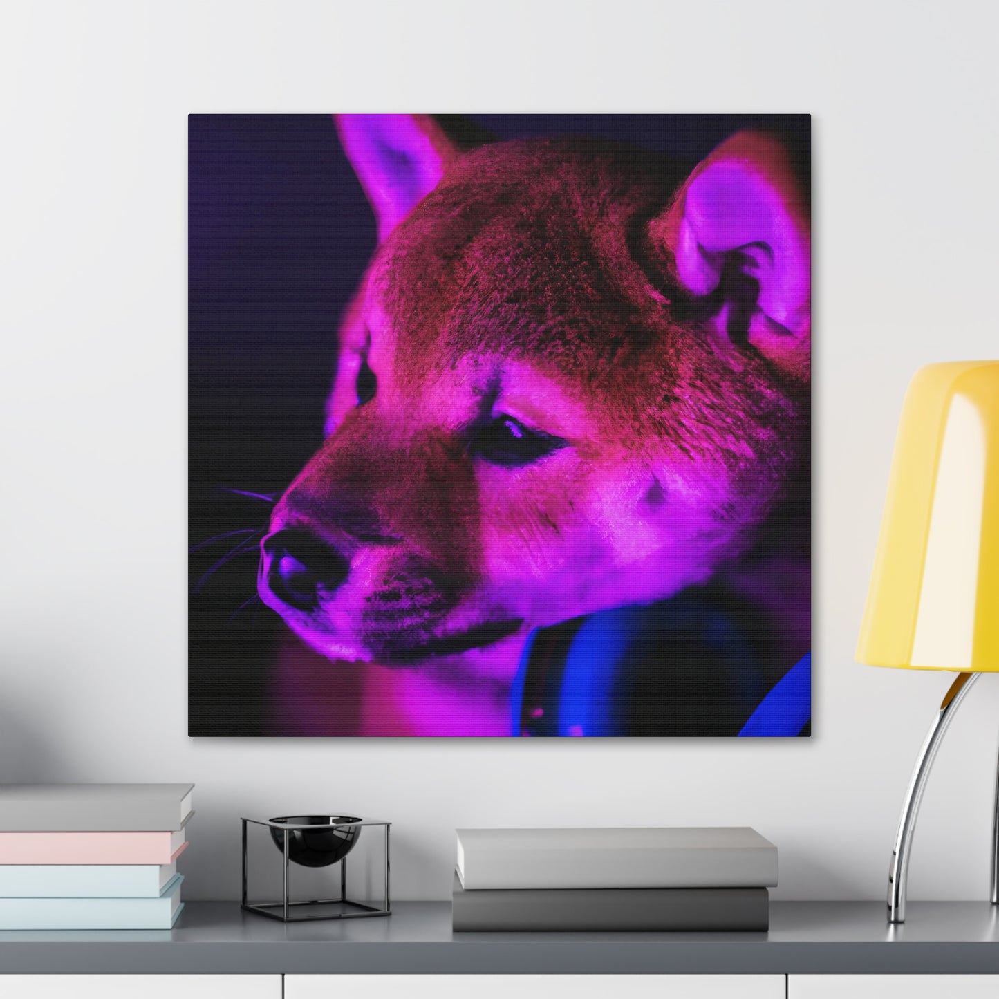 Lingzi Xie - Shiba Inu - Canvas