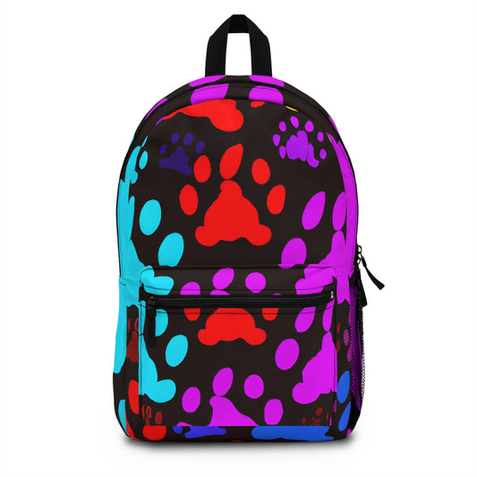 Clair de Soie - Paw Print - Backpack