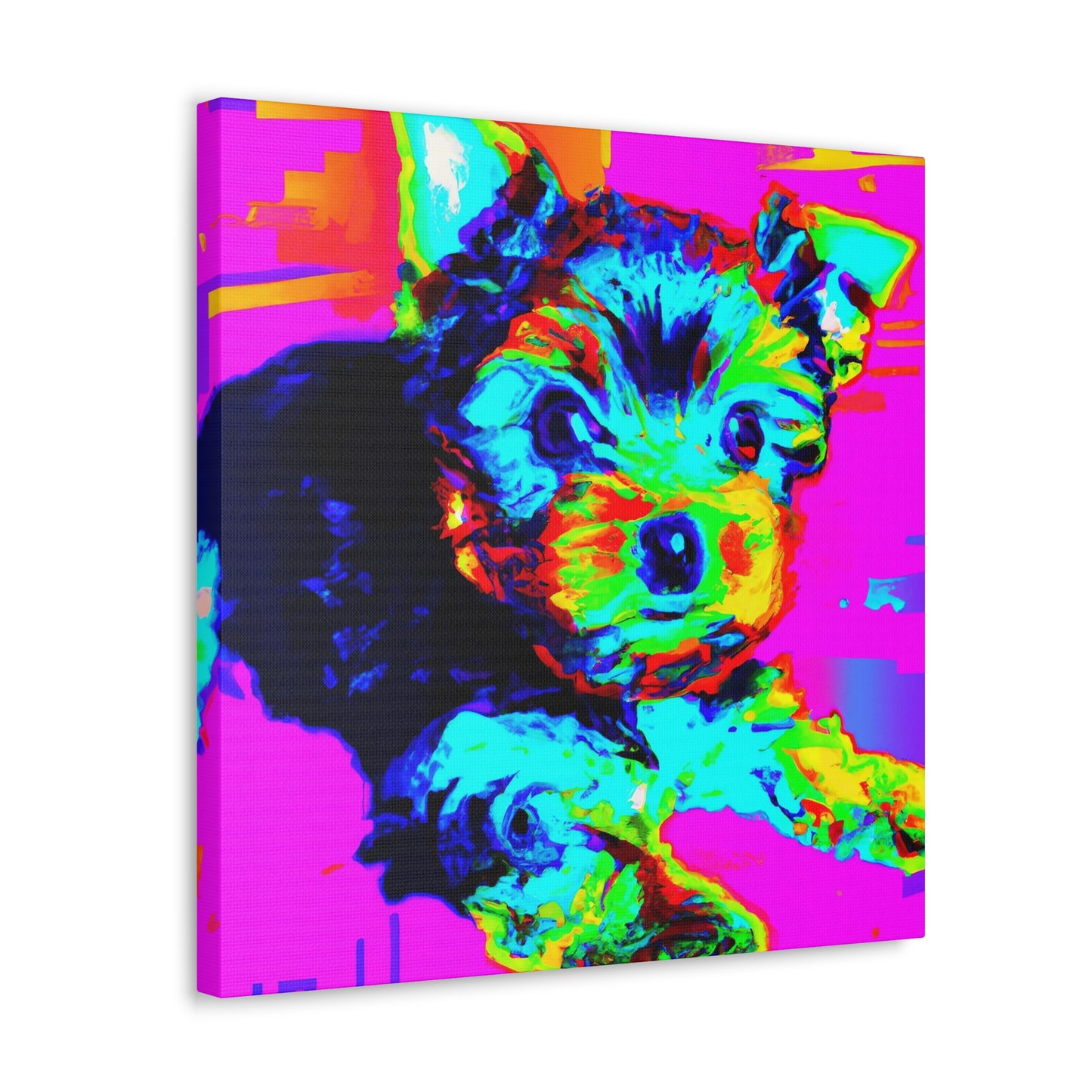 Kingston Dionita I - Yorkie Puppy - Canvas