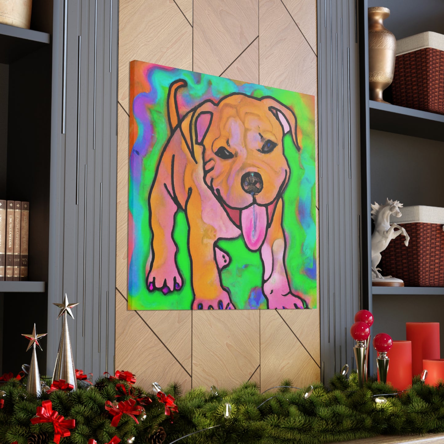 Aristonte Royaltye - Pitbull Puppy - Canvas