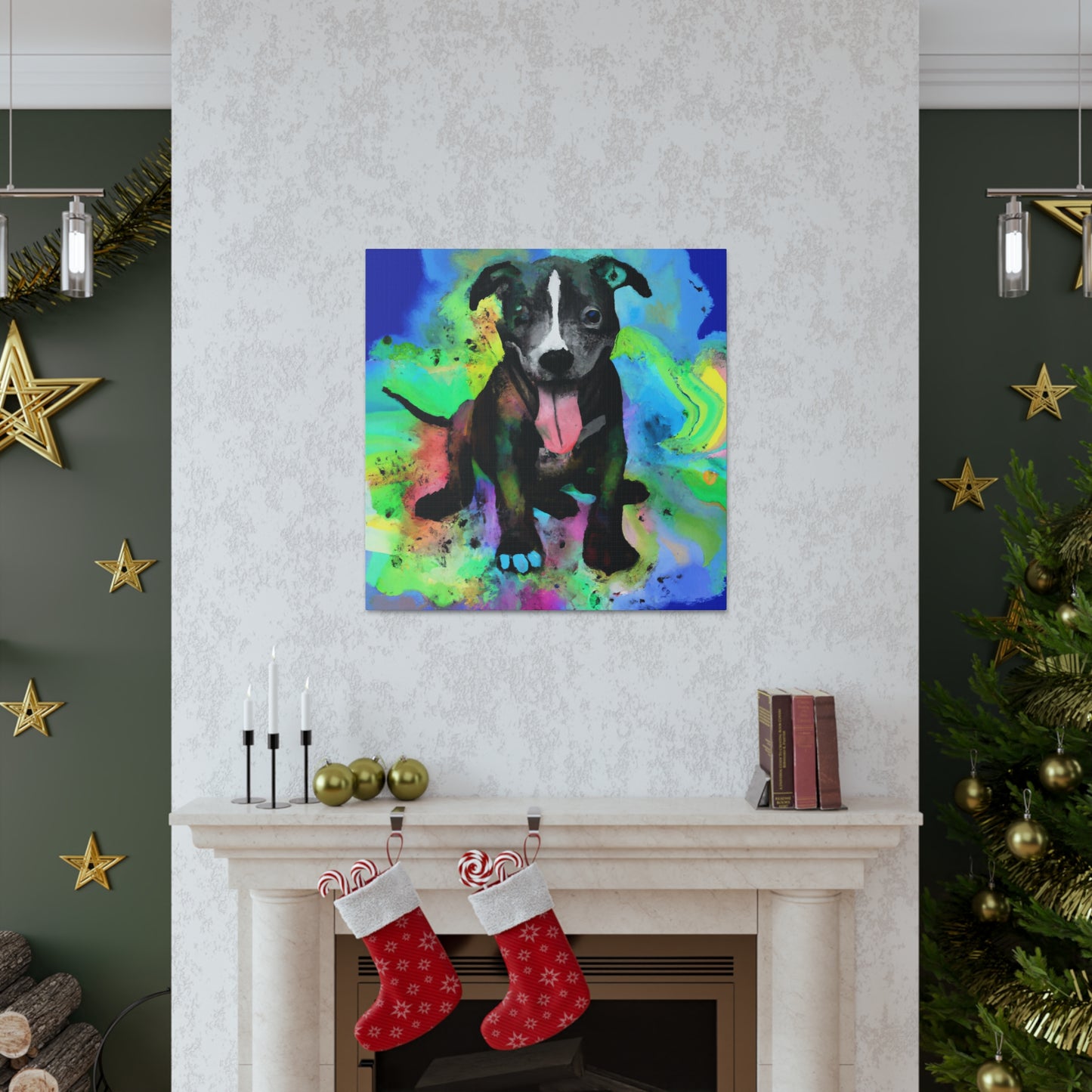 Isamon Emperius - Pitbull Puppy - Canvas