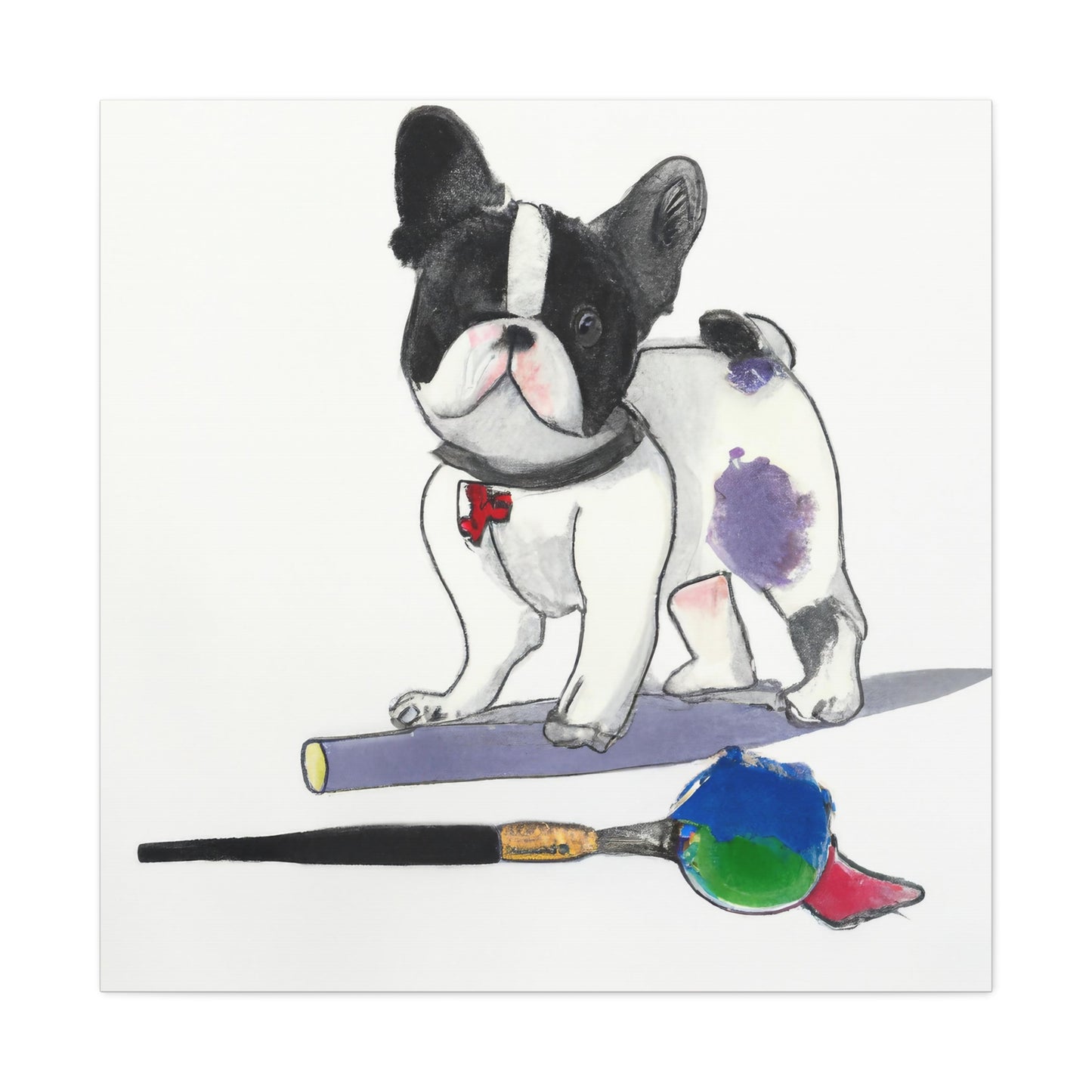 Marquis Philomena de La Sierga (French Bulldog) - Canvas