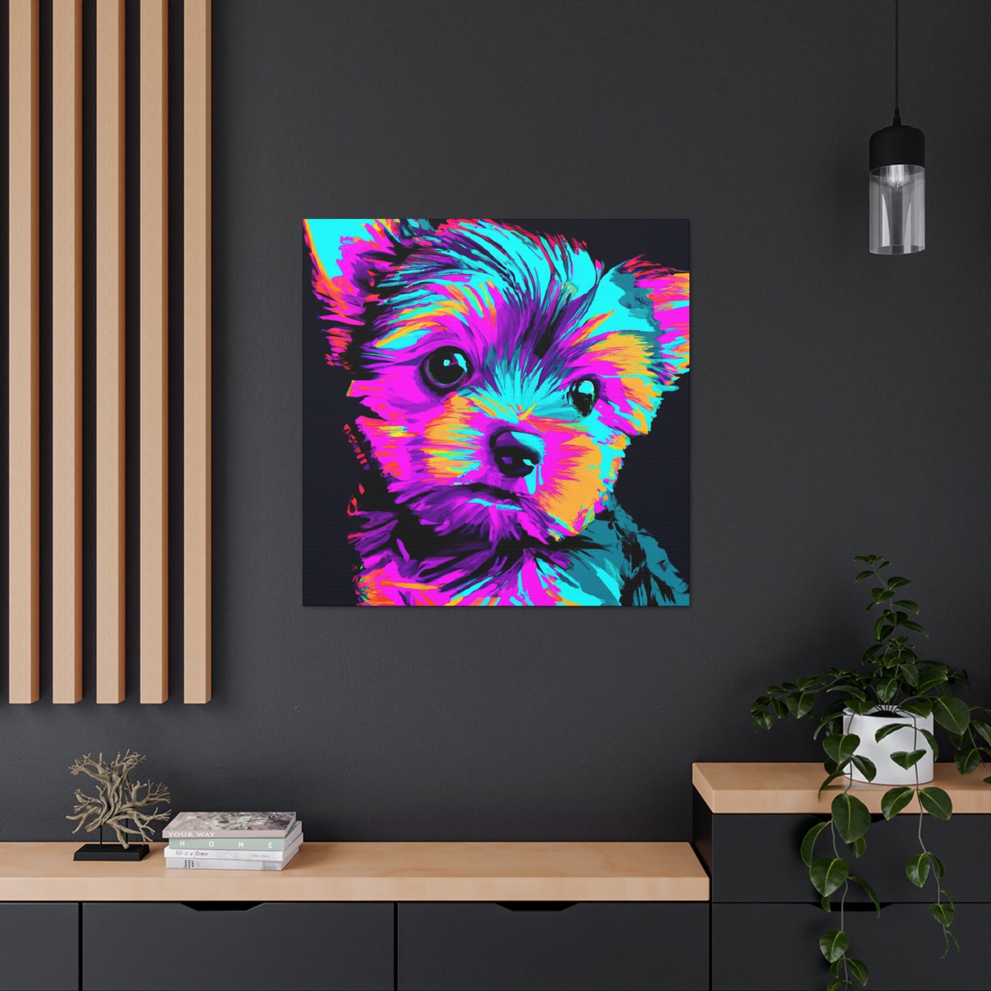 Marquis de Conteaux - Yorkie Puppy - Canvas