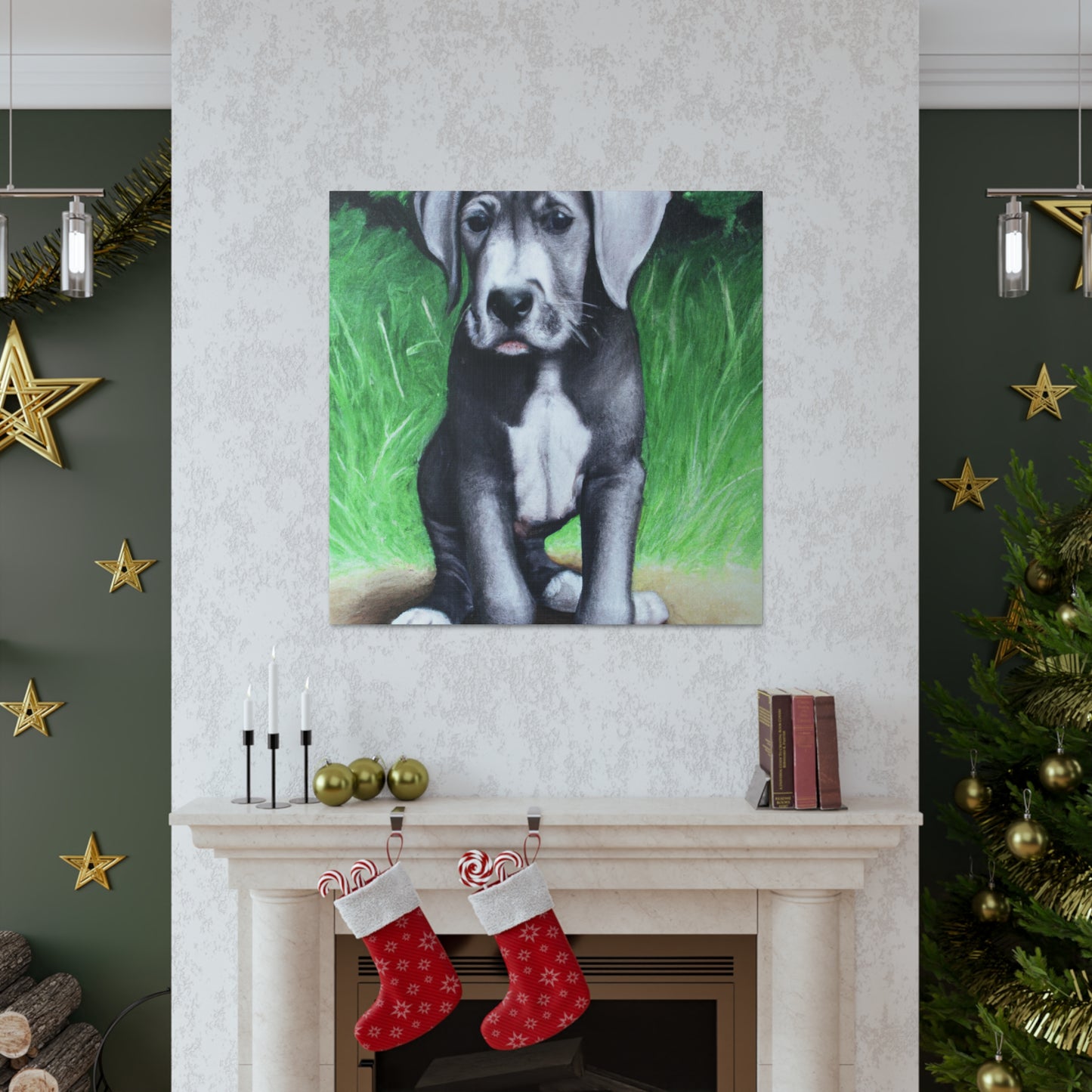 Countess Aurelia de Remirecourt (Great Dane) - Canvas