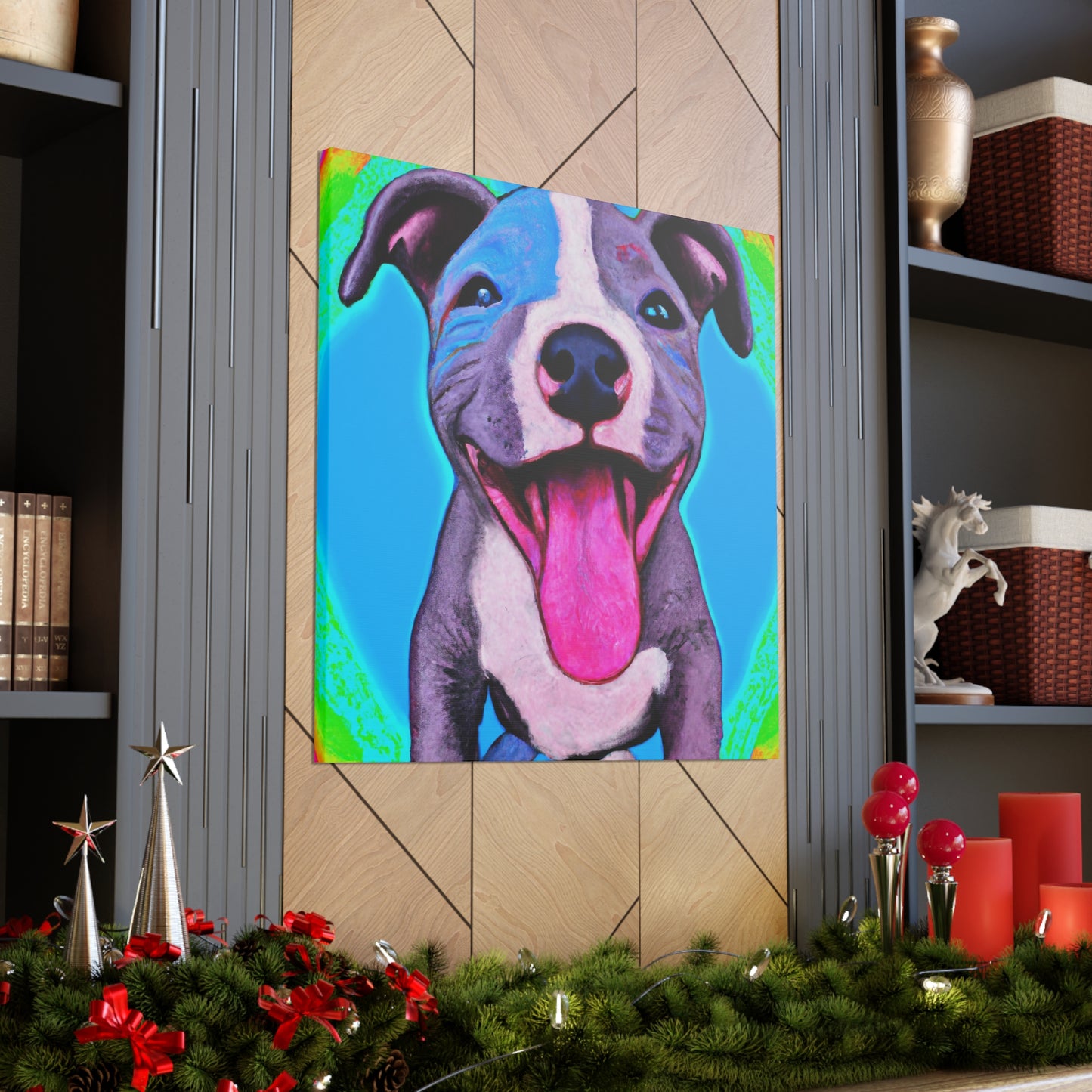 Celestina Elsanna de Veniela - Pitbull Puppy - Canvas