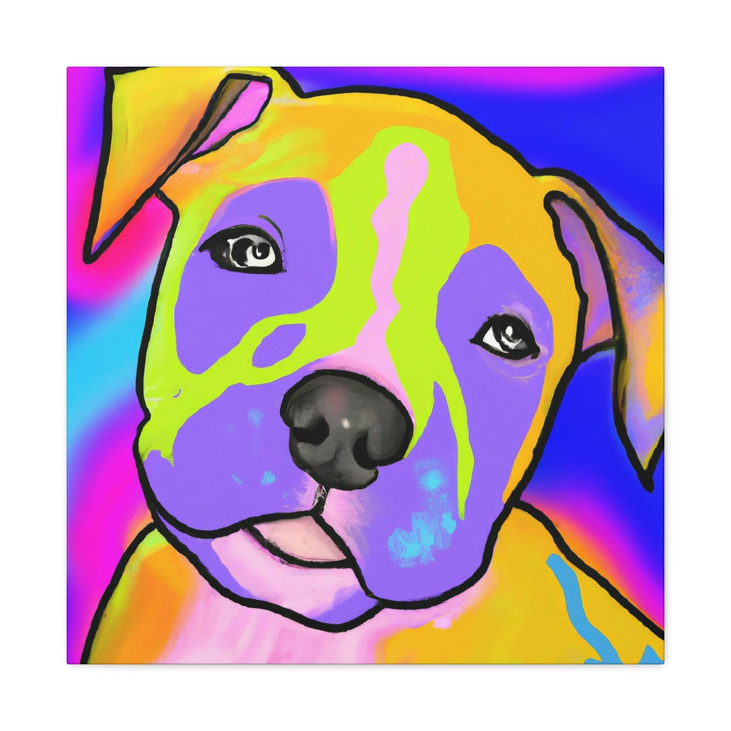 Rembrandt de Couronne - Pitbull Puppy - Canvas