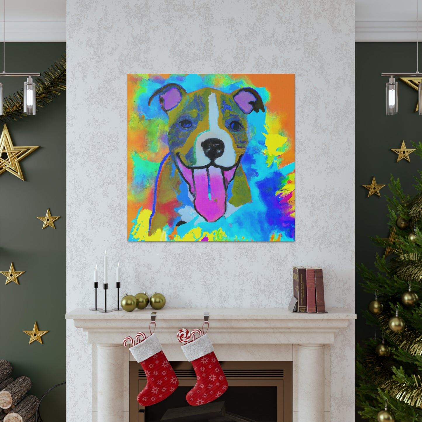 The Royal Painter - Lady Augusta Sommerset - Pitbull Puppy - Canvas